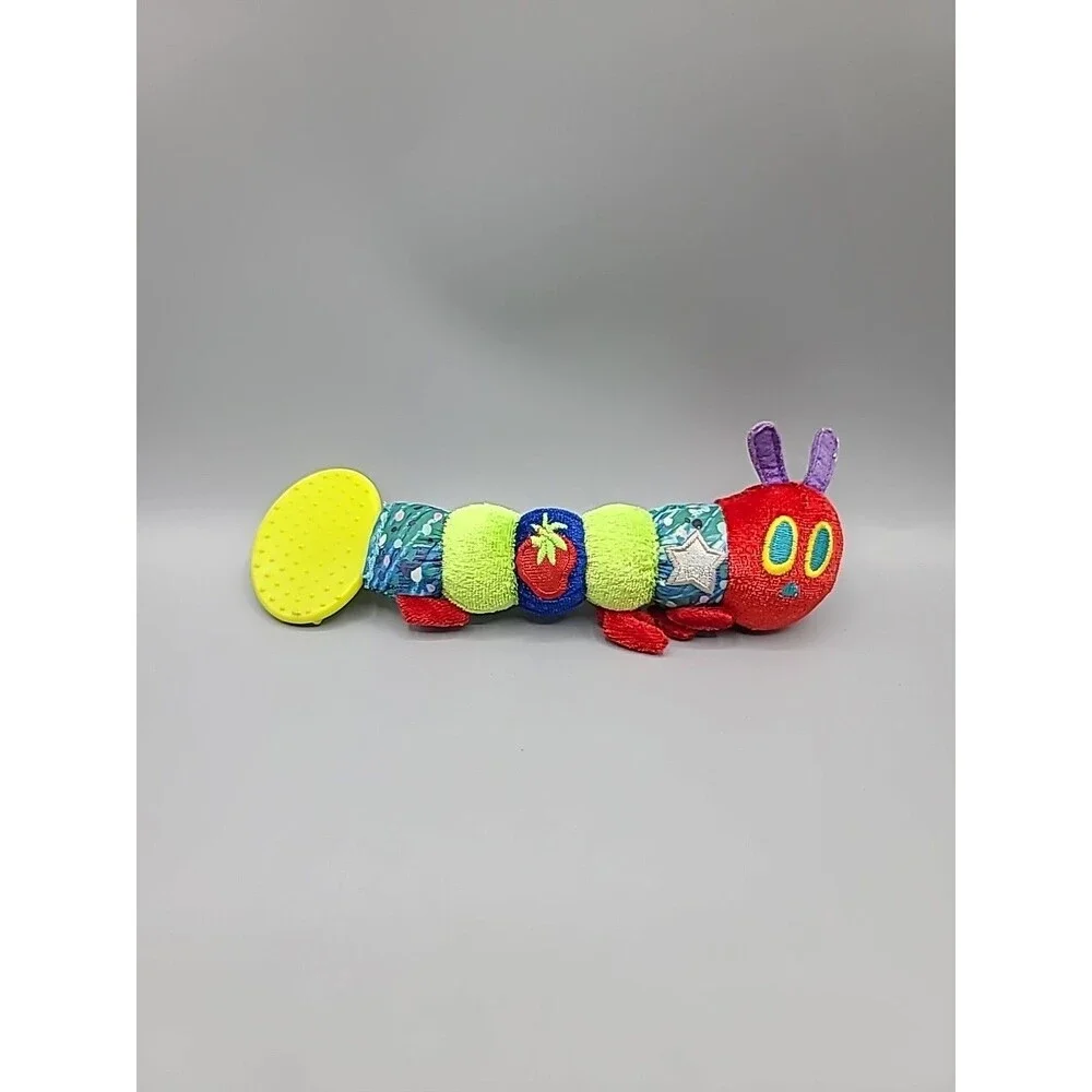 Baby Toys Bundle 4 Soft Plush Rattles Teethers Sensory Variety